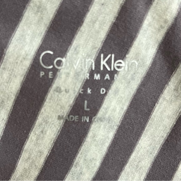 Calvin Klein Performance Gray/Yellow Striped Maxi Skirt Size Large NWT - Picture 10 of 12